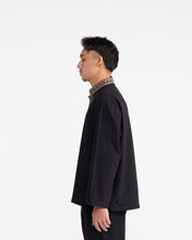 Load image into Gallery viewer, Black Kurta Overshirt